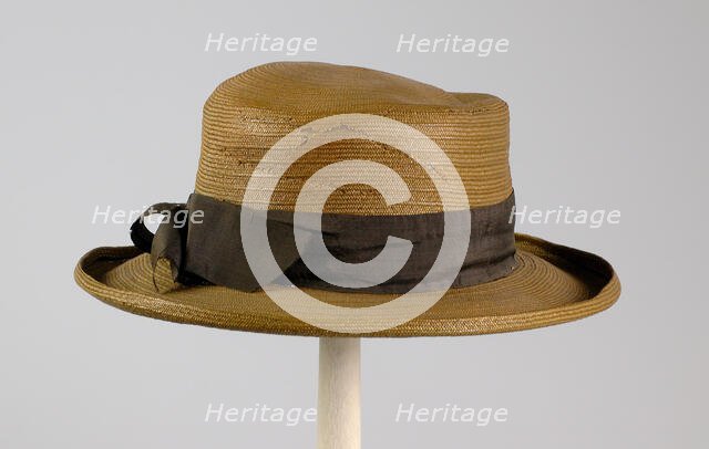 Sailor hat, American, ca. 1860. Creator: Unknown.