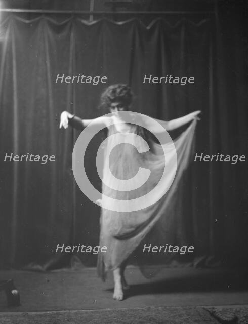Elsie Dufour dancer, between 1918 and 1920. Creator: Arnold Genthe.