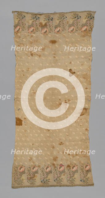 Towel, Turkey, 19th century. Creator: Unknown.