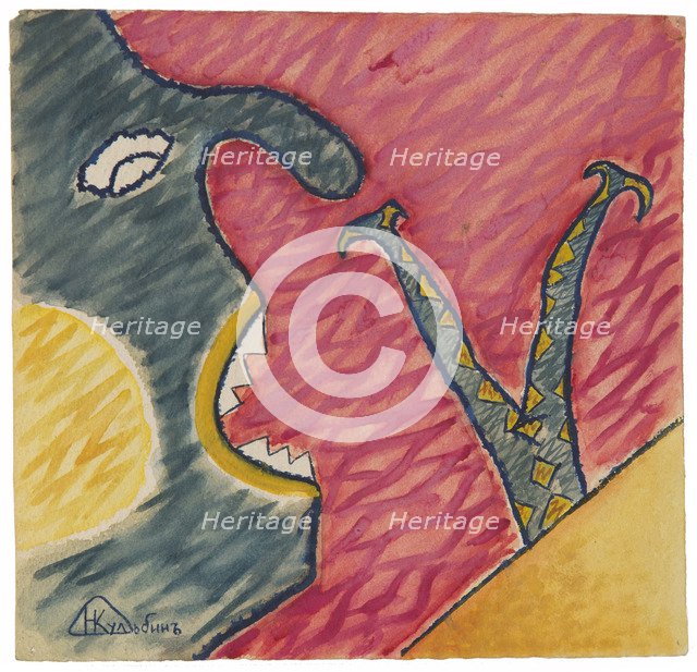 Hungry Mouth. Artist: Kulbin, Nikolai Ivanovich (1868-1917)