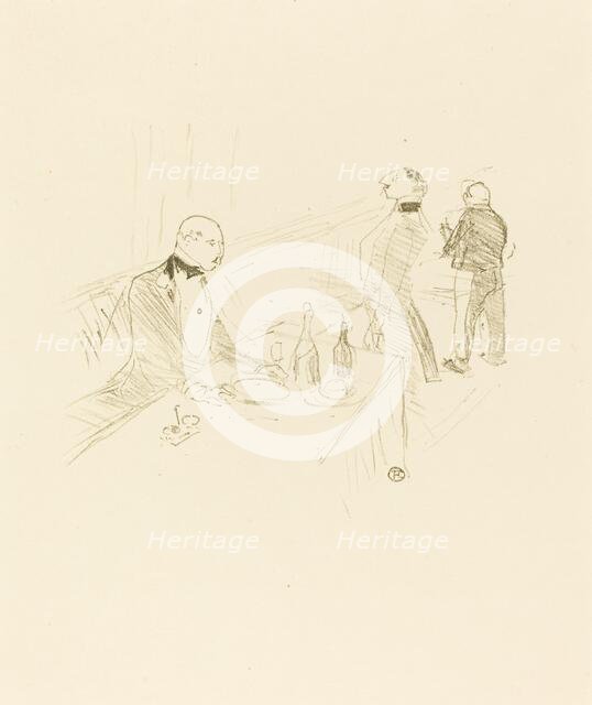 At The House of Gold (A la maison d'or), 1897. Creator: Henri de Toulouse-Lautrec.