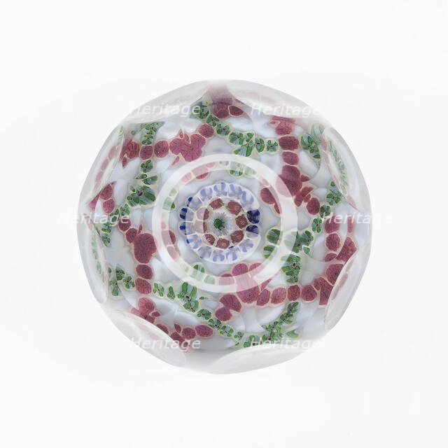 Paperweight, France, c. 1845/60. Creator: Clichy Glassworks.