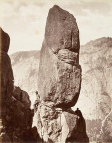Magic Tower, Yosemite, ca. 1872, printed ca. 1876. Creator: Attributed to Carleton E. Watkins.