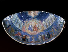 Model of the paintings in the vault of the apse of the New Cathedral of Lleida, made between 1924…