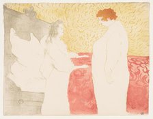 Elles: Woman in Bed, 1896. Creator: Henri de Toulouse-Lautrec (French, 1864-1901).