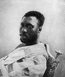 Prempeh, last of the Ashanti kings, Ghana, 1922.Artist: PA McCann