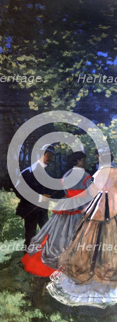 'Le Dejeuner sur l'Herbe', Left Panel, 1865. Artist: Claude Monet