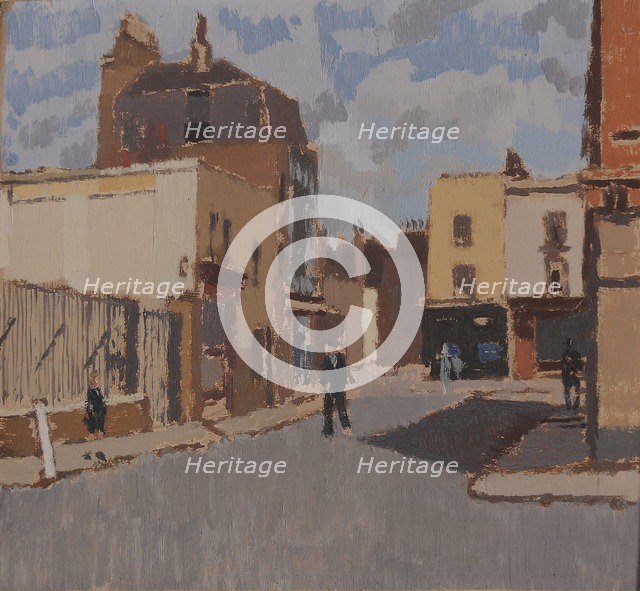 'Street in Spring', 1923-1943. Artist: Edward Morland Lewis