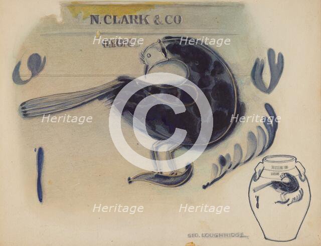 Jar, c. 1937. Creator: George Loughridge.