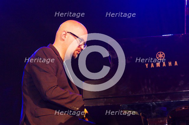 Ethan Iverson, Love Supreme Jazz Festival, Glynde Place, East Sussex, 2015. Artist: Brian O'Connor.