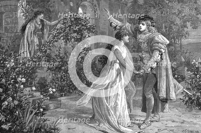 'Scene from Mr Mackenzie's new opera "The Troubadour" Act 3', 1886.  Creator: Charles Joseph Staniland.