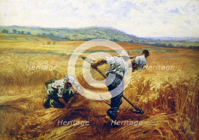 'Reapers', 1910.  Artist: Leon-Augustin Lhermitte