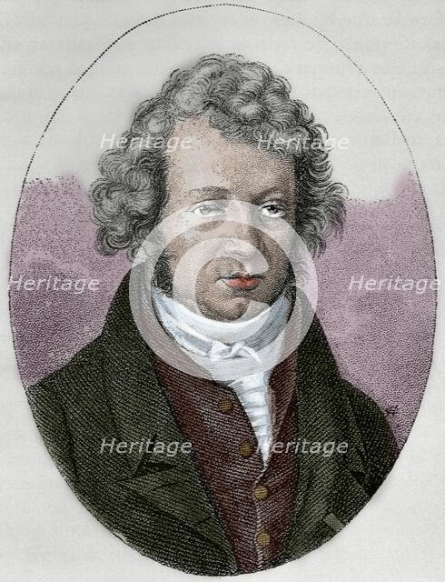 German writer Johann Wolfgang von Goethe, (19th century).  Creator: Unknown.