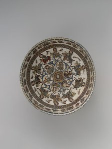 Bowl with Courtly and Astrological Motifs, Central or Northern Iran, late 12th-early 13th century. Creator: Unknown.