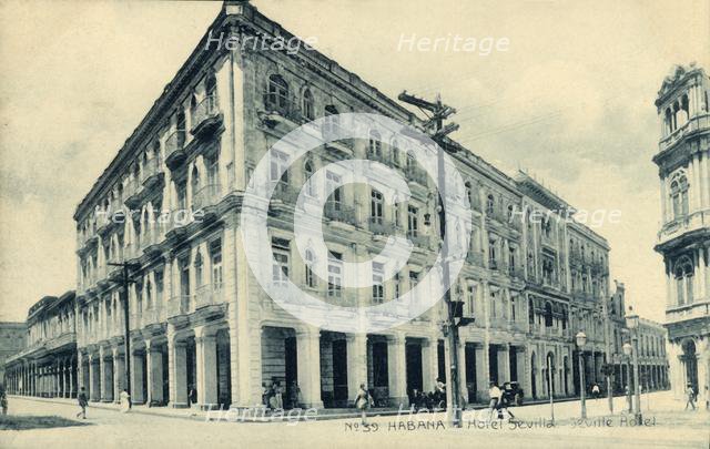 'Habana. Hotel Sevilla. Seville Hotel', c1910s. Creator: Unknown.