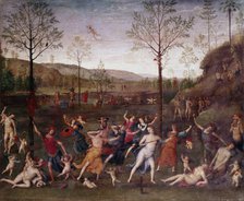 'The Battle of Love and Chastity', 1504-1523 Artist: Perugino