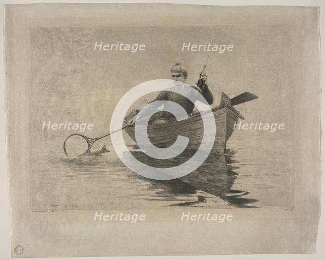 Fly Fishing. Creator: Winslow Homer (American, 1836-1910).