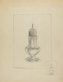 Silver Shaker, 1935/1942. Creator: Hester Duany.