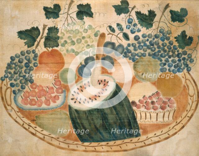 Fruit on a Tray, c. 1840. Creator: Unknown.
