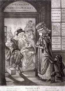 'The Lottery Contrast', 1760.  Artist: Anon