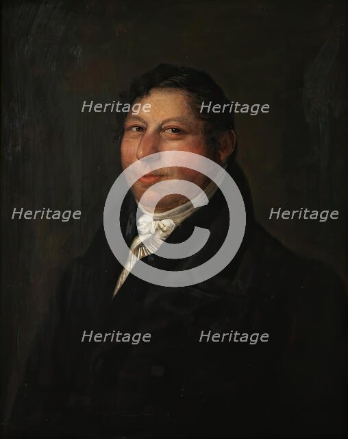 Portrait of Per Cyrillus Rettig, (c1830s). Creator: Carl Peter Lehmann.