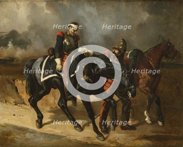 The wounded Cuirassier, 1830s.