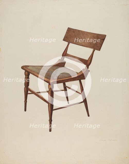 Chair (Samuel Chase), 1935/1942. Creator: James Fisher.