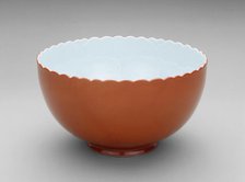 Lobed Bowl, 1890/1900. Creator: Seifu Yohei.