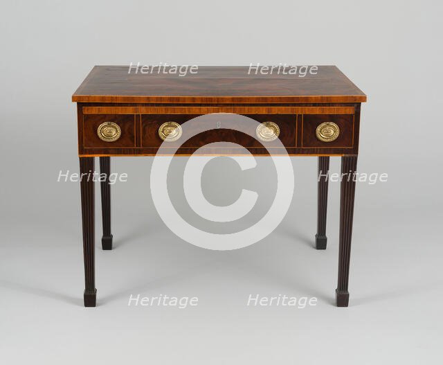 Dressing Table, London, c. 1790. Creator: Thomas Scott.