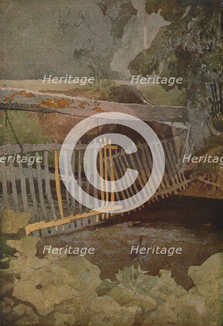 'The Drop Gate, Duncombe Park', 1923. Artist: John Sell Cotman.