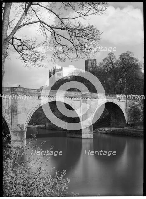 Durham Cathedral, Palace Green, Durham, County Durham, 1948. Creator: Margaret F Harker.