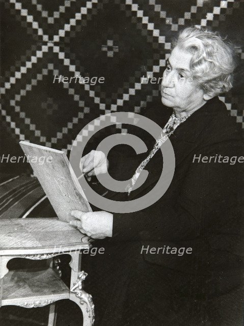 Olga Forsh, Russian author, mid 20th century. Artist: Unknown