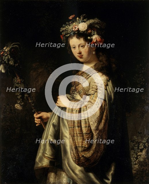 'Flora', 1634.  Artist: Rembrandt Harmensz van Rijn    