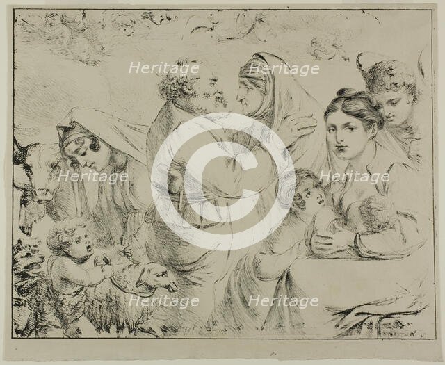 Allegory of Maternal Felicity, 1817. Creator: Vivant Denon.