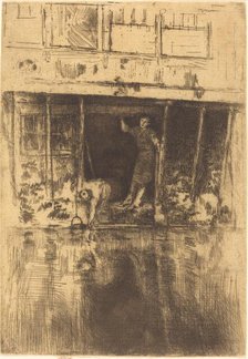 Pierrot, 1889. Creator: James Abbott McNeill Whistler.
