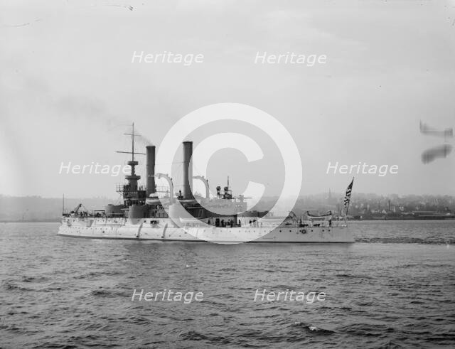 U.S.S. Iowa, between 1897 and 1901. Creator: Unknown.