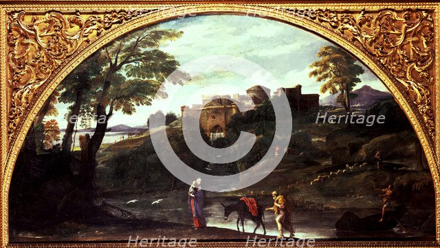 Flight into Egypt', c. 1604, Annibale Carracci.