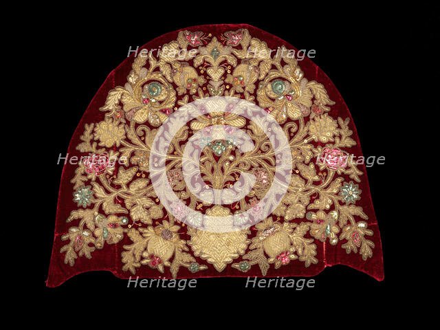Headdress, Russian, fourth quarter 18th century. Creator: Unknown.