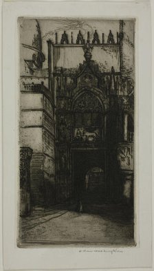 Portal of the Ducal Palace, Venice, 1899. Creator: Donald Shaw MacLaughlan.