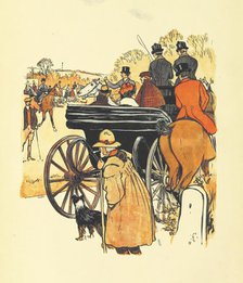 Preparing to go fox hunting, 1898. Creator: Unknown.