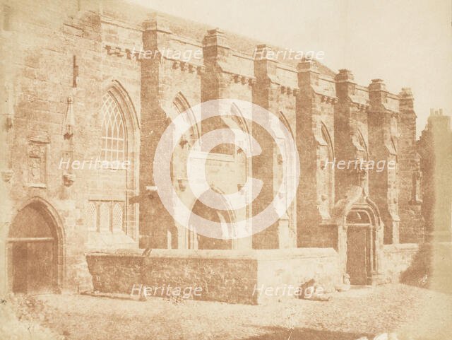 St. Andrews. The College Church of St. Salvator, 1843-47. Creators: David Octavius Hill, Robert Adamson, Hill & Adamson.