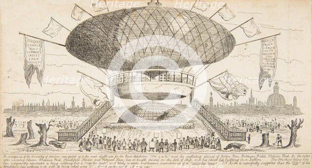 The Great Exhibition "Wot is to Be", Probable Results of The Industry of All Nations in Th..., 1850. Creator: George Augustus Sala.