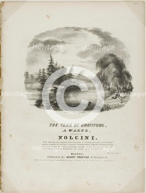 The Tear of Gratitude, 1848. Creator: Thomas Moore.