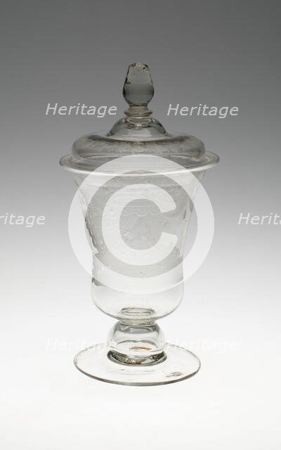 Birth Glass, Netherlands, c. 1750. Creator: Unknown.