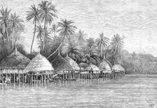 The Nicobar Islands, Indian Ocean: Village of Mala, Point Mayo, Nancowry, 1870. Creator: E. M. W..