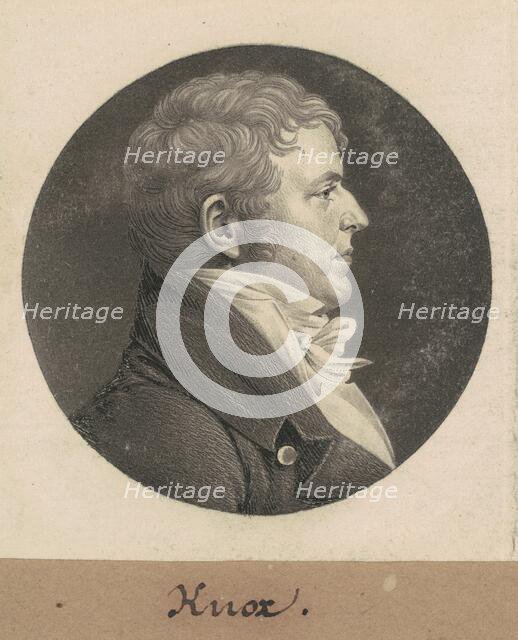 Knox, 1809. Creator: Charles Balthazar Julien Févret de Saint-Mémin.