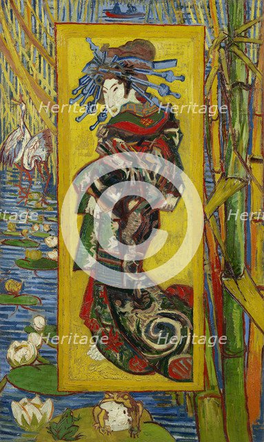 The Courtesan (after Eisen), 1887. Artist: Gogh, Vincent, van (1853-1890)