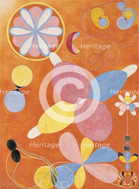 The Ten Largest, No. 4, Youth, 1907. Creator: Hilma af Klint (1862-1944).