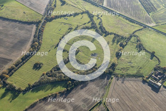Extensive earthwork remains of Meaux Cistercian Abbey, East Riding of Yorkshire, 2023. Creator: Robyn Andrews.
