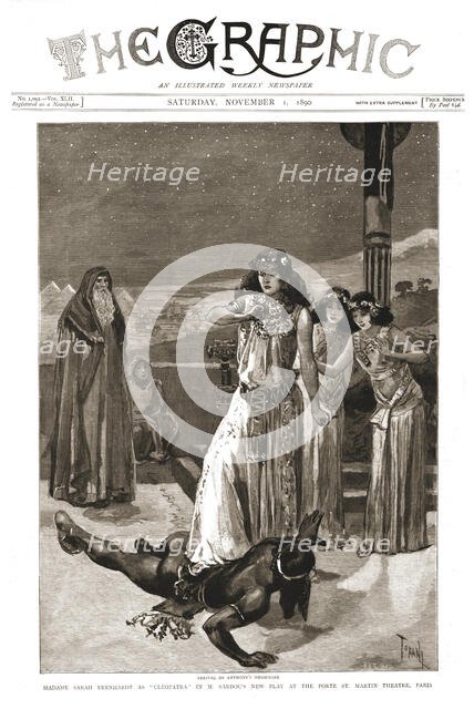 ''The Graphic, Front Cover Saturday, November 1, 1890', 1890. Creator: Unknown.